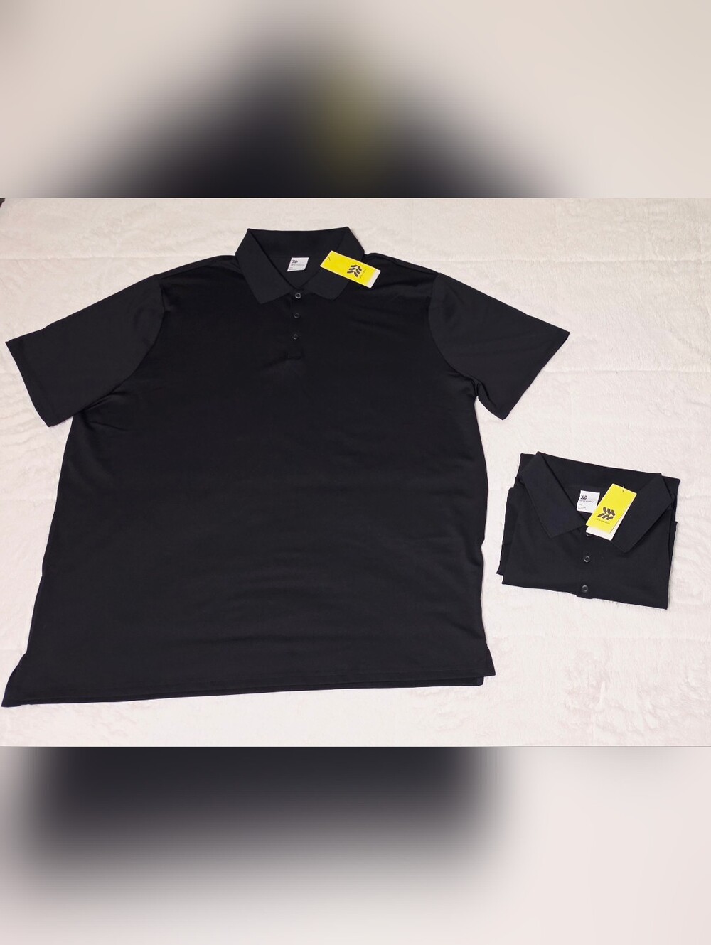 all in motion Black Short-Sleeve Polo Shirt(TC184/185)
